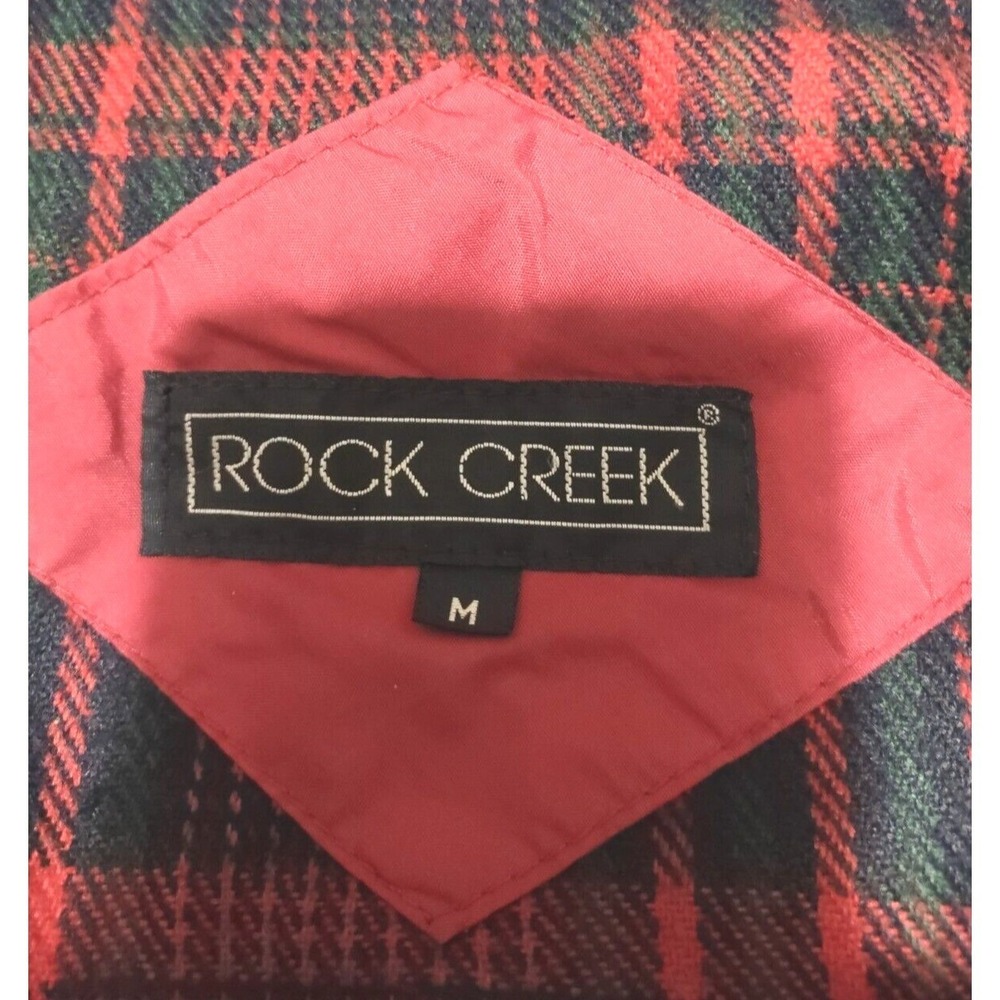 Rock Creek Parka Jacket M Mens Gorp Core Cabin Retro Pink Plaid Lined Hooded Y2K - Picture 6 of 15